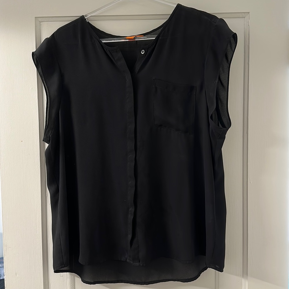 Joe Fresh size XL black blouse.